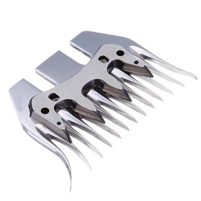 13 Teeth Curved Stainless Steel Clipper Accessories , Sheep Shearing Blades